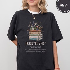 Booktrovert Definition Book Lover Comfort Tee