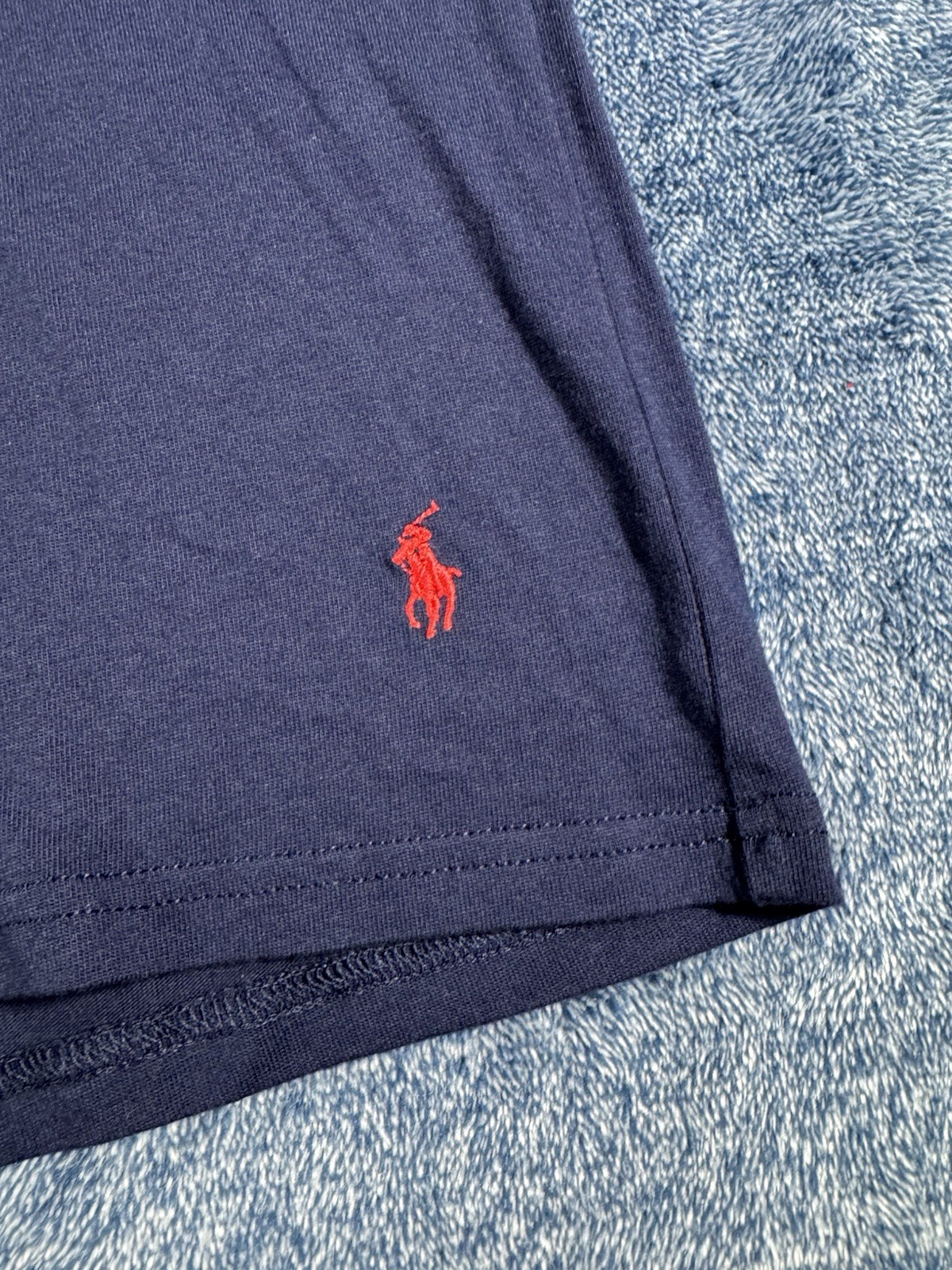 POLO Ralph Lauren Men’s Shirt Medium Crew Neck S/S Red Pony Lot Of 2 gallery