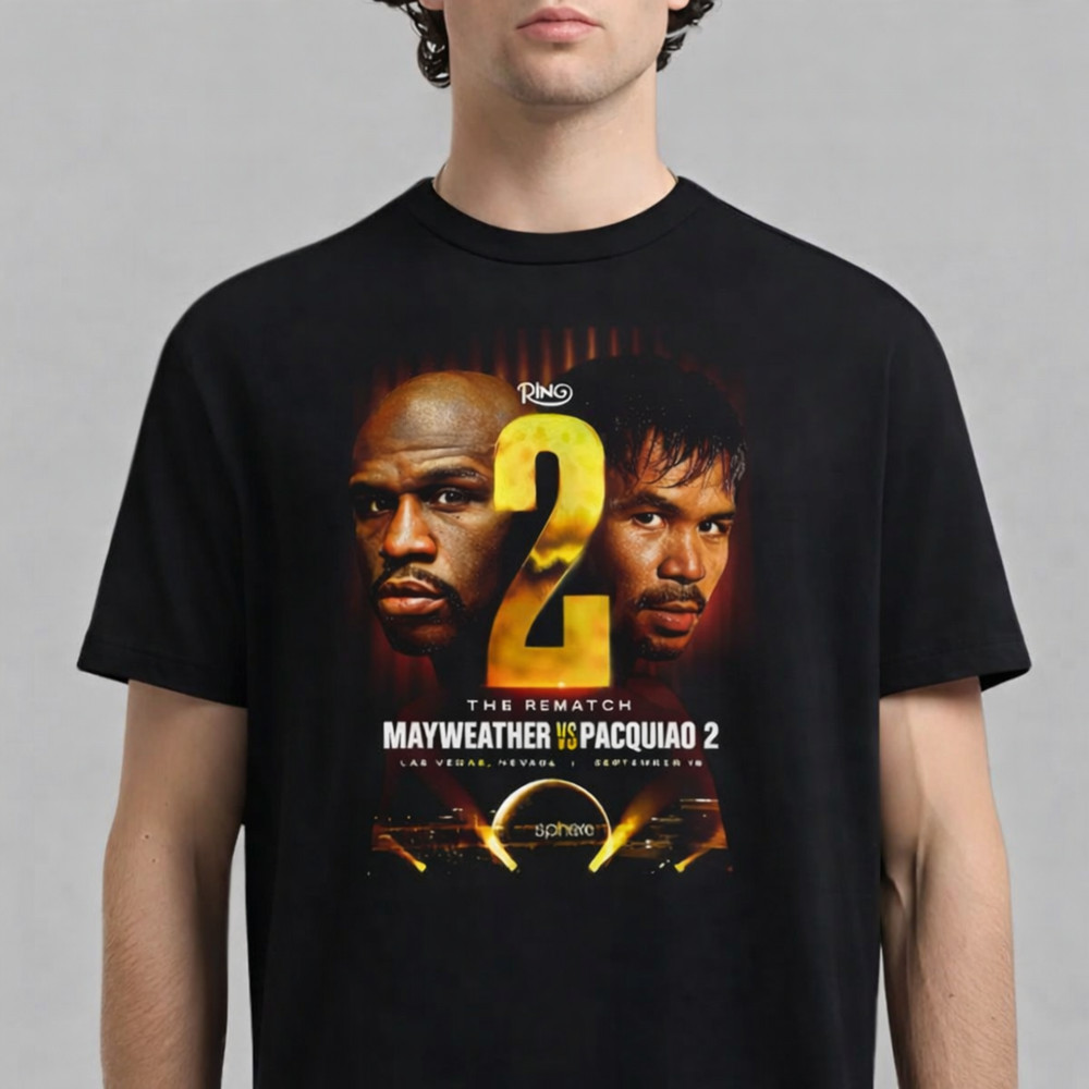 The Ring 2 Floyd Mayweather Jr vs Manny Pacquiao Rematch Unisex T-Shirt