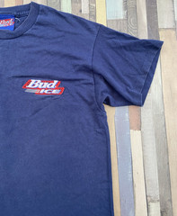 Vintage 90s Budweiser Bud Ice Beer Single Stitch T Shirt Size XL See Measurement