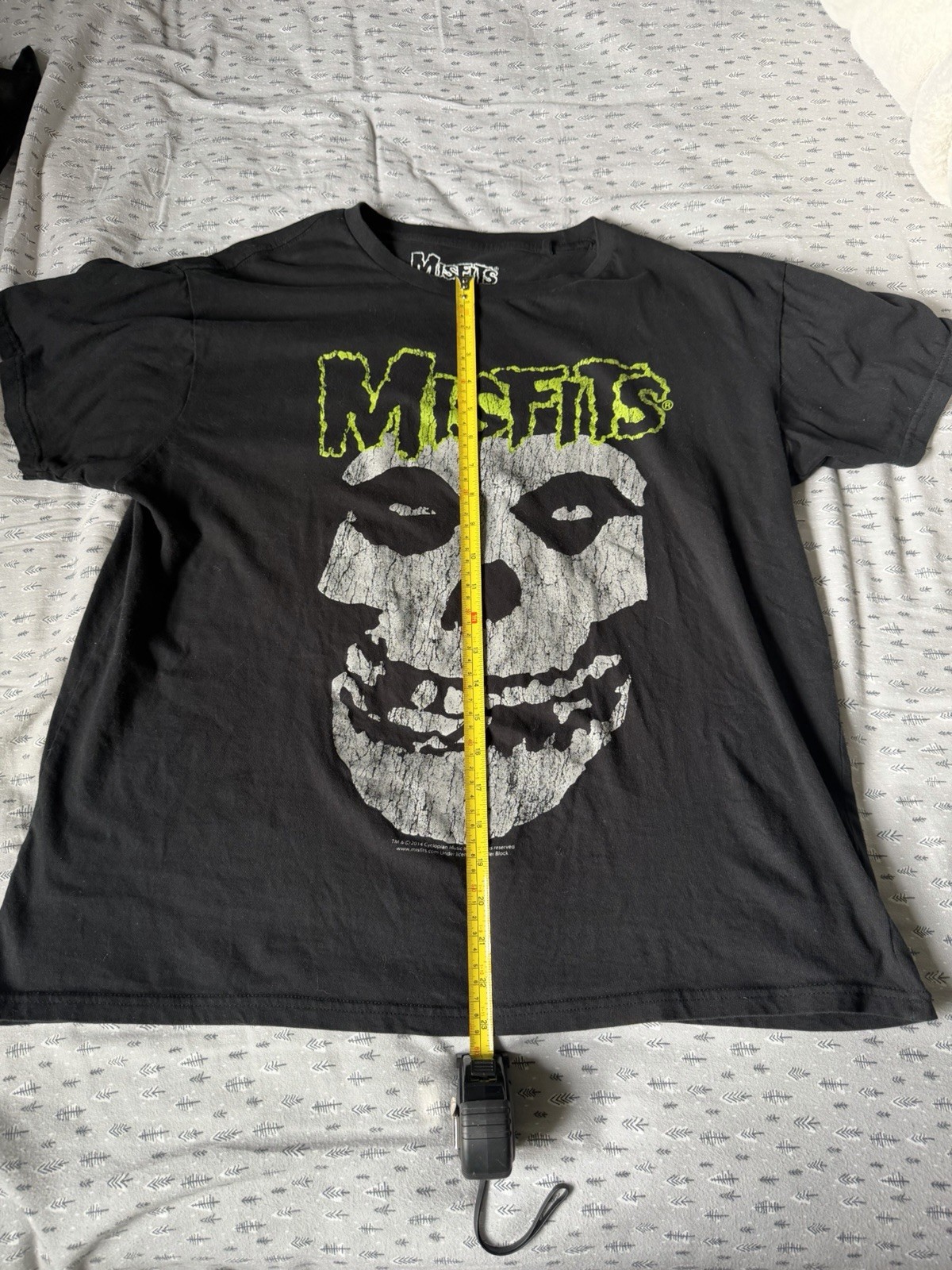 The Misfits Vintage T-shirt Men’s Tee XL Black Glenn Danzig Rockabilia Licensed gallery