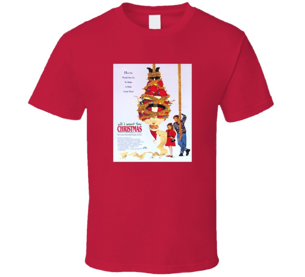 All I Want For Christmas Movie Tee Classic Holiday Movie T Shirt