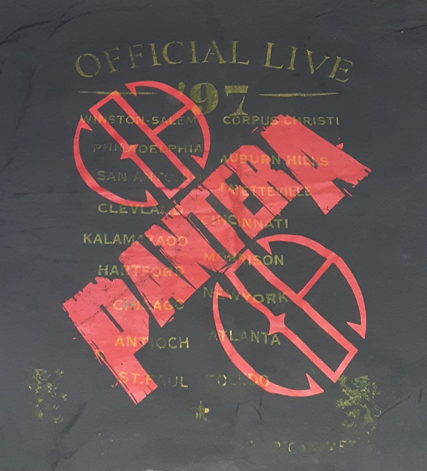 1997 Tour Crew Pantera 101 Proof Official Live Pillow Case Vintage Slayer gallery