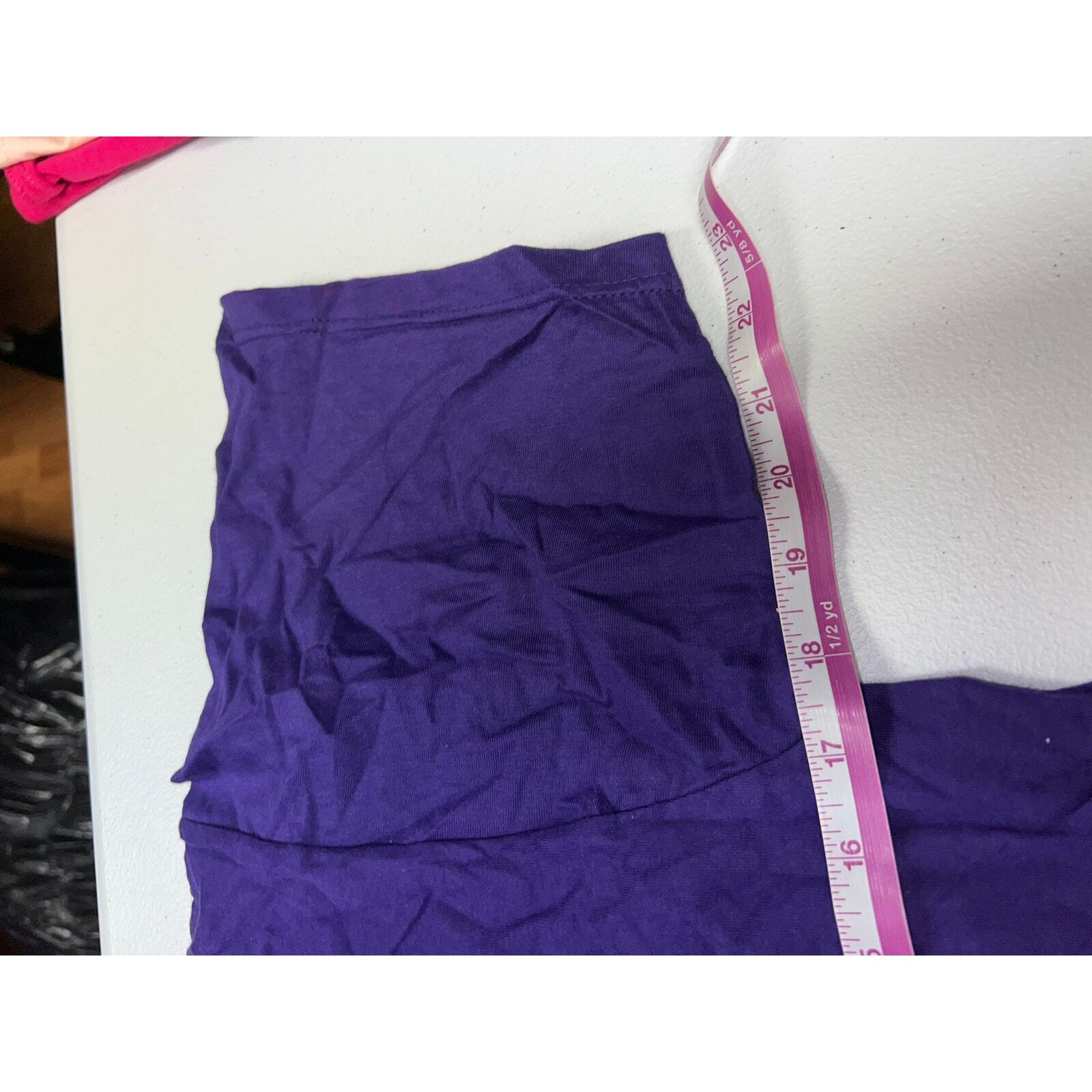 90s Vintage Jerzees 100% Combed Cotton Purple Blank Shirt VTG M gallery