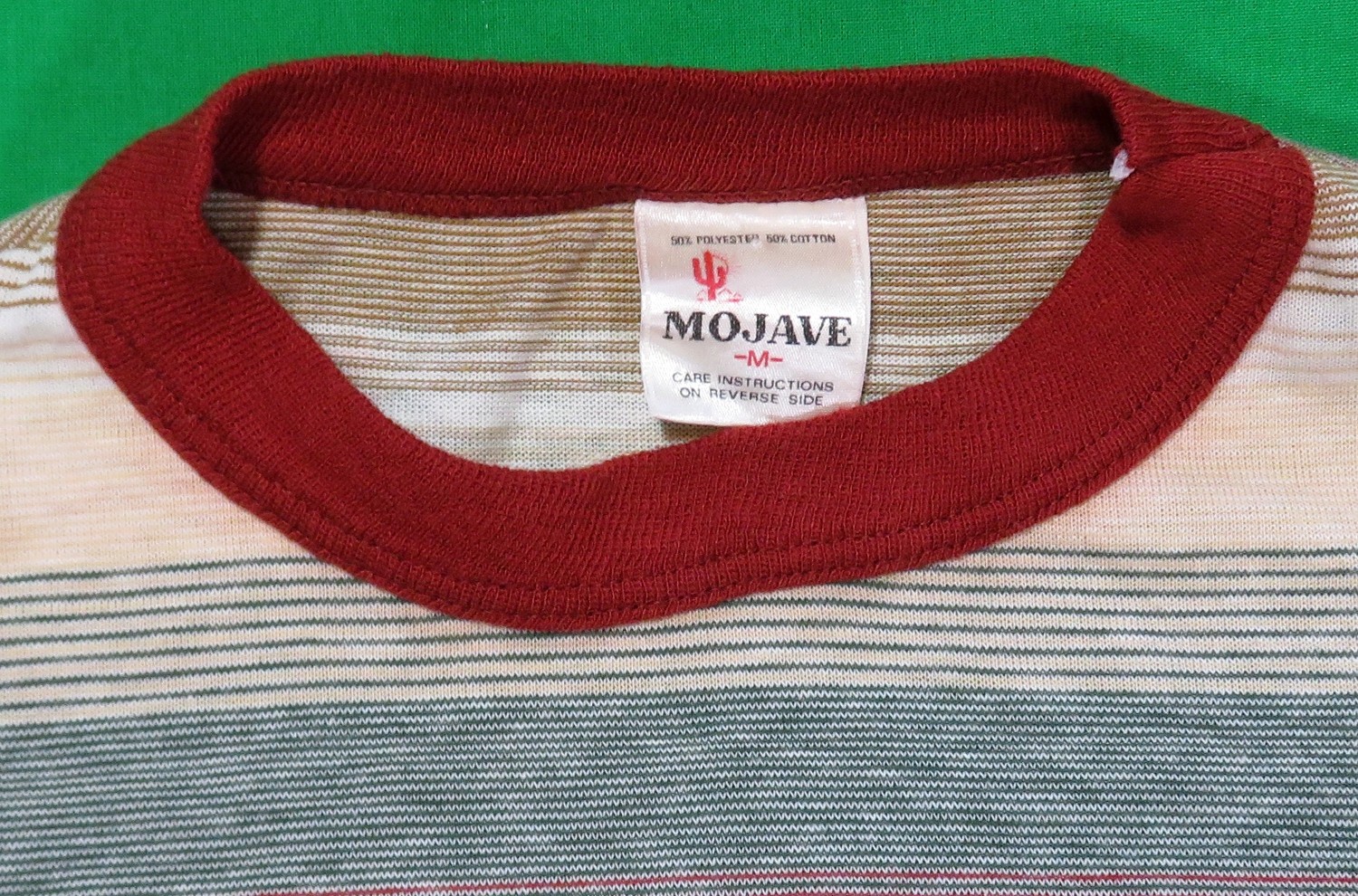 Mojave Vintage T Shirt 1970's Surf Beach Clothing Striped Hang Ten OP Esque gallery