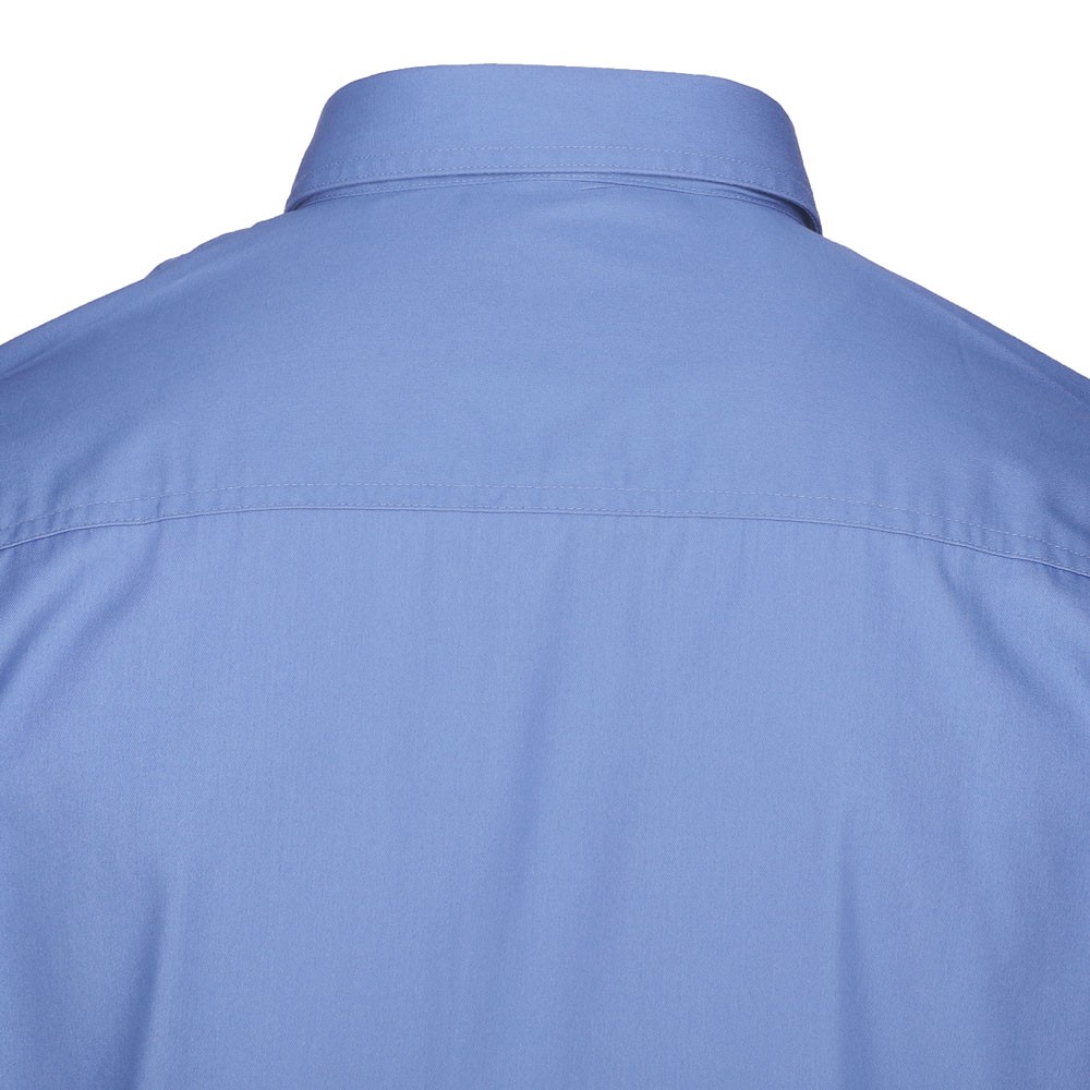 River's End Ezcare Woven Collared Short Sleeve Button Up Shirt Mens Blue Casual gallery