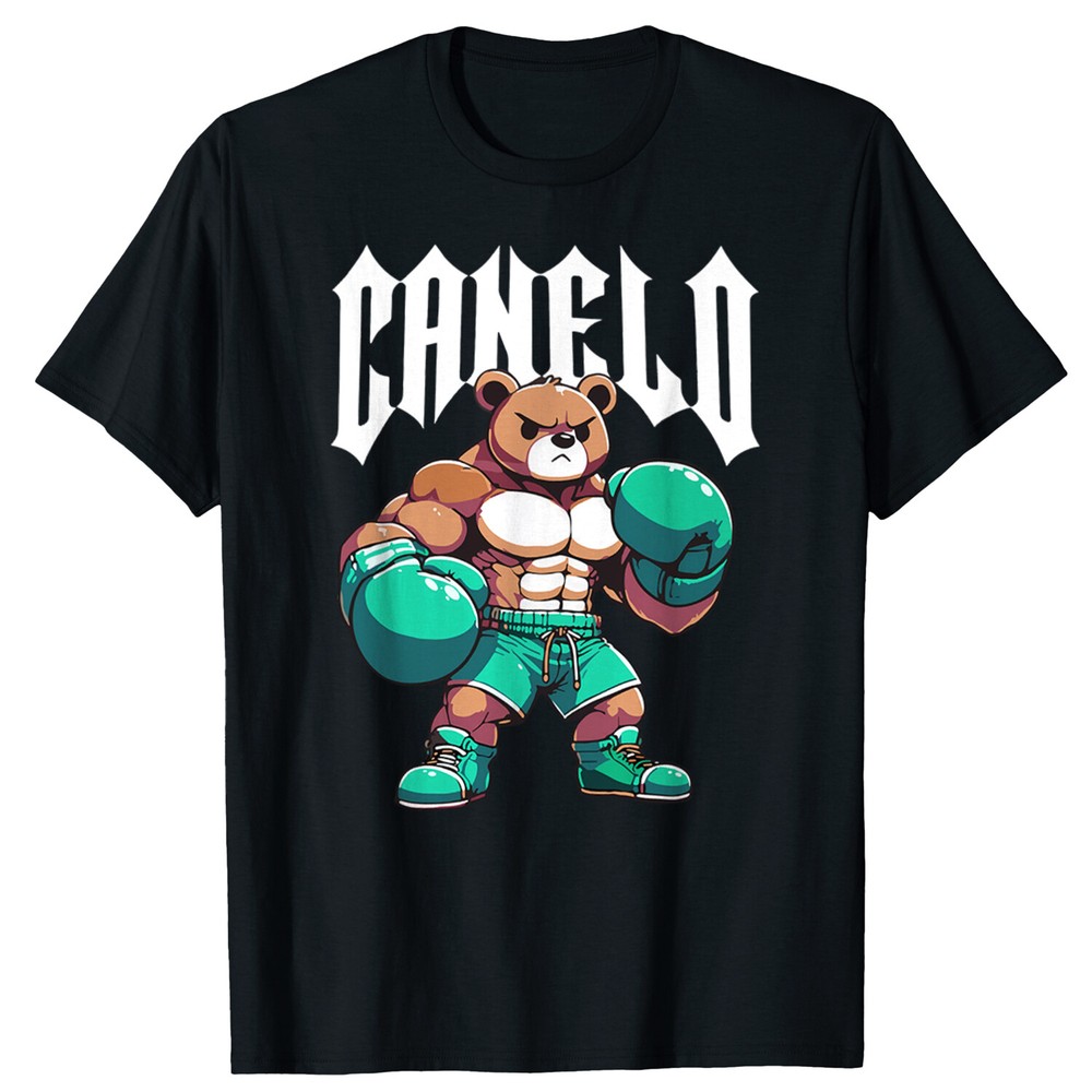 Saul Canelo Alvarez Boxing Bear T Shirt New S-5XL New Boxing Tee Fast Shipping!