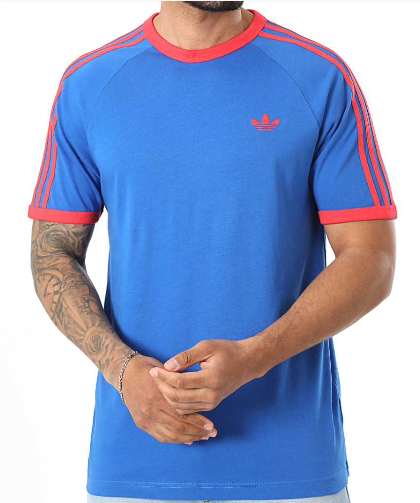 NEW MENS ADIDAS ORIGINALS CALIFORNIA 3 STRIPES TREFOIL SHIRT ~SIZE MEDIUM #KF353 gallery
