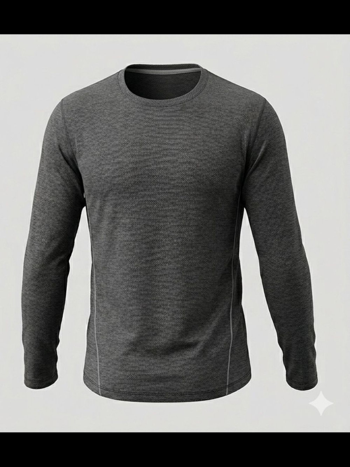 Bundle Of 5 Crew Neck Tops in Black, Navy, Burgundy & Olive & Charcoal Grey XL gallery