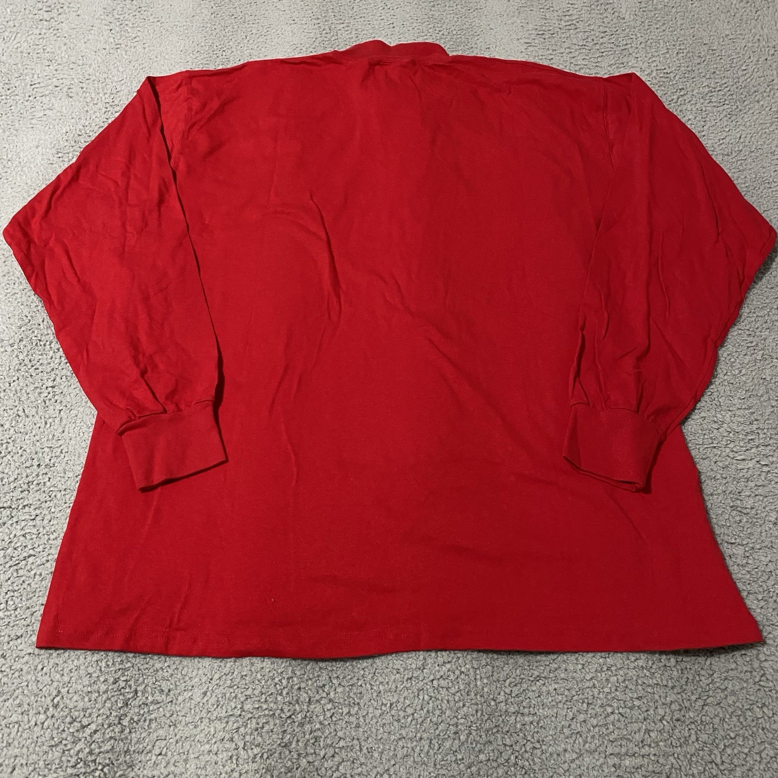 Vintage Russell Athletic Mock Neck Shirt Mens 2XL XXL Red Pro Cotton Blank NEW gallery