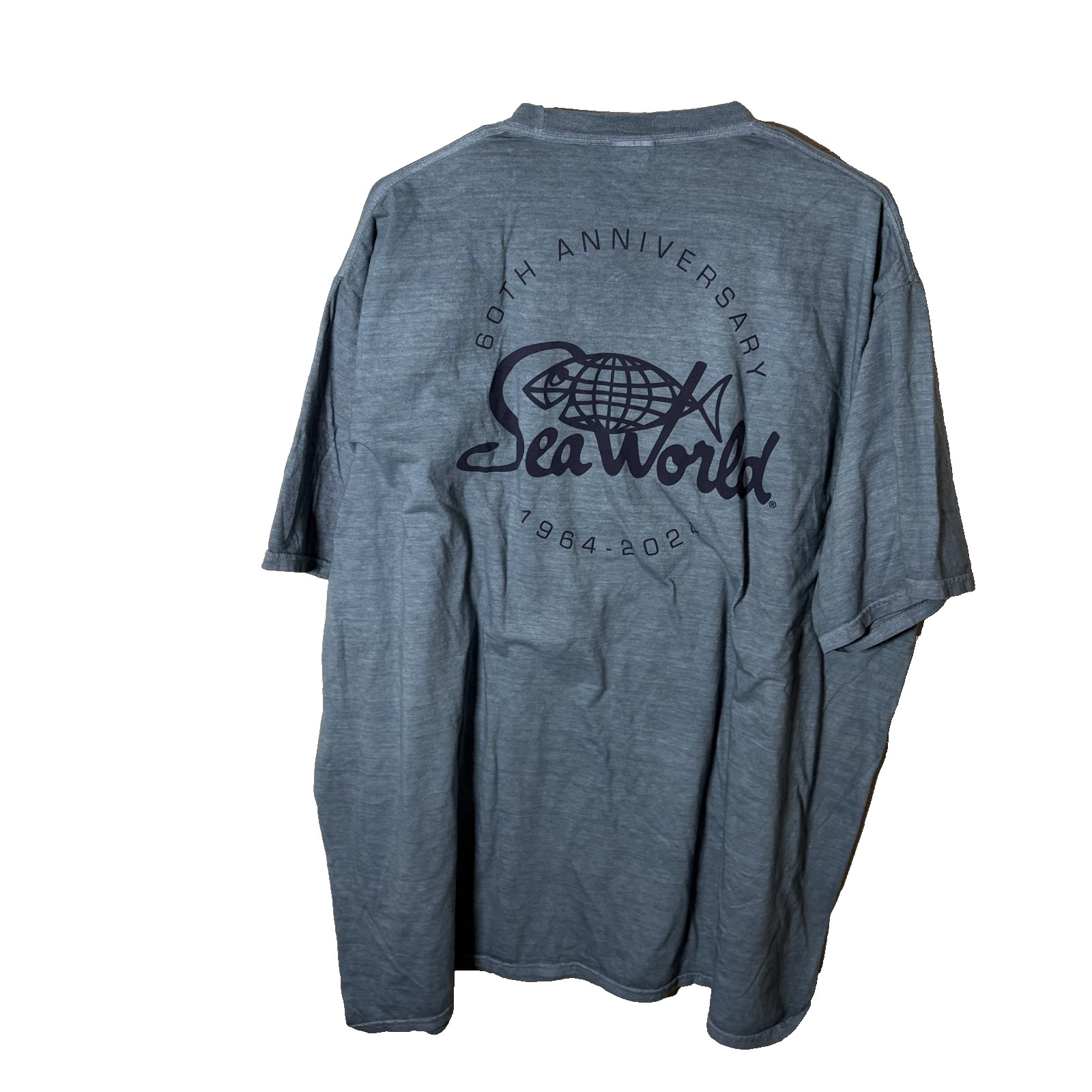 Sea World T-Shirt Adult 3XL Short Sleeve Crew Neck Logo Blue Casual NWT gallery