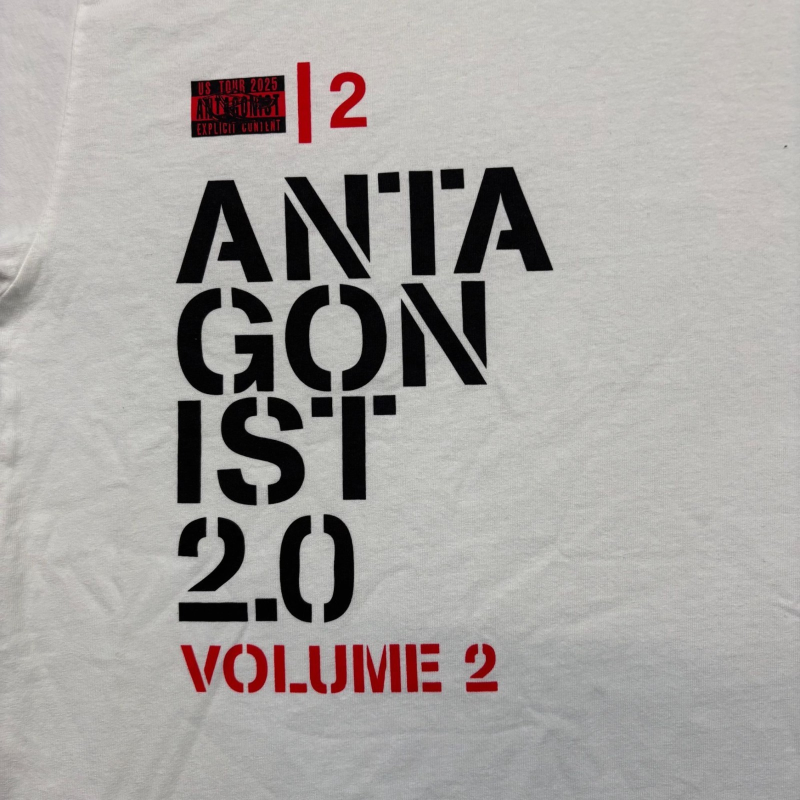 Antagonist Volume 2 Playboy Carti Rap white T-Shirt Size Large gallery