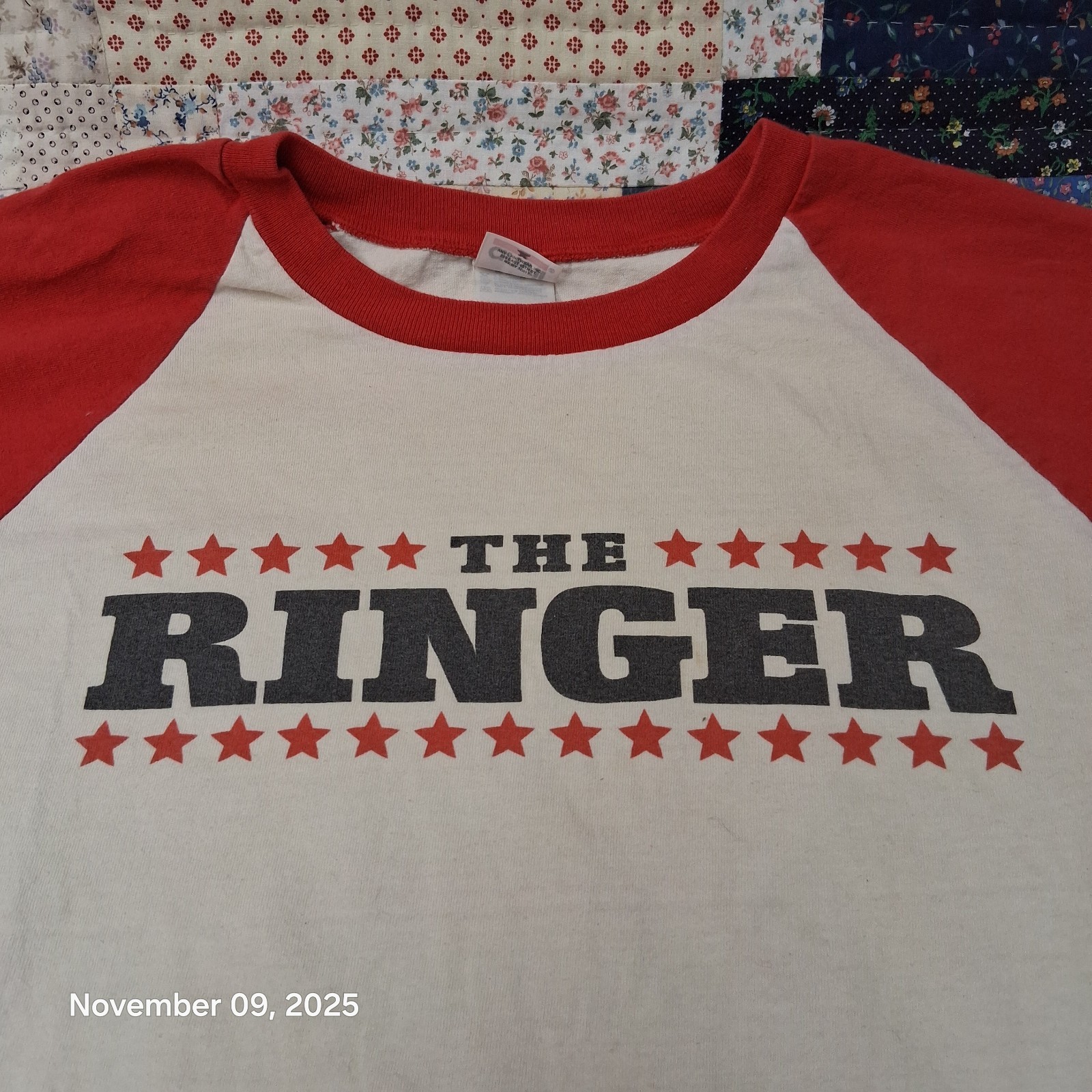 The Ringer Johnny Knoxville Jeffy 0 1/2 Sleeve Jersey Shirt Size XL Y2K vintage gallery