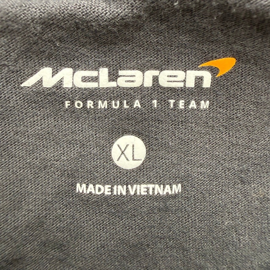 McLaren T-Shirt Formula 1 Racing Team MP4/2C Regular Fit XL Gray Back Graphic gallery