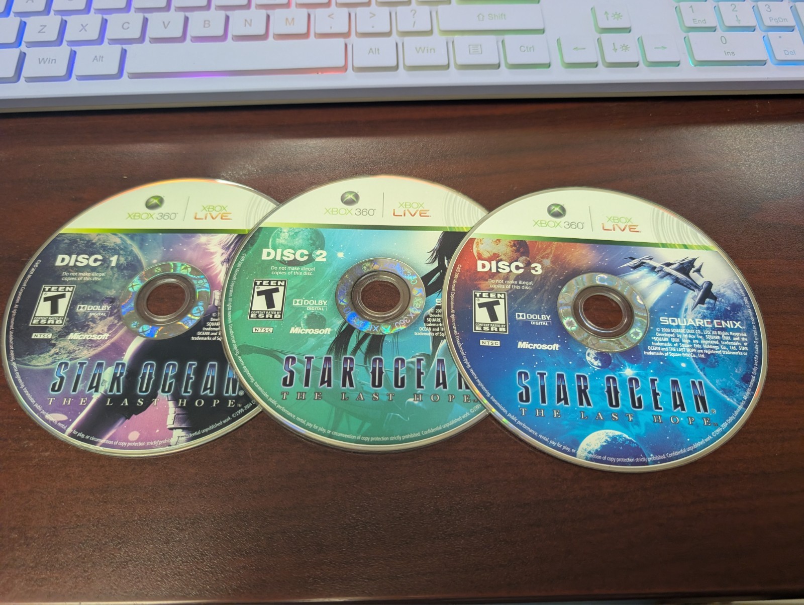 Star Ocean: The Last Hope (Xbox 360, 2009) NO TRACKING – 3 DISCS ONLY 5108