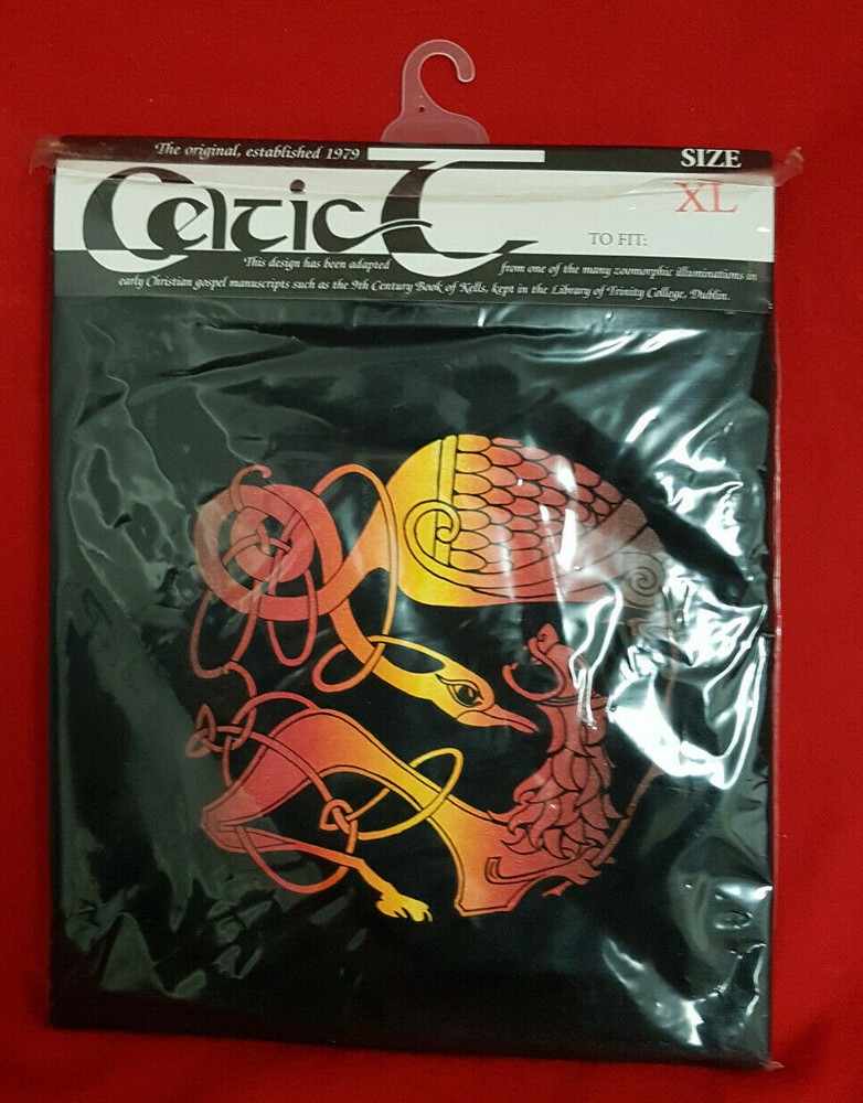 Celtic T. T-Shirt. Original Design Hand Painted by Silk Screen.Van Dyke-O’Connor