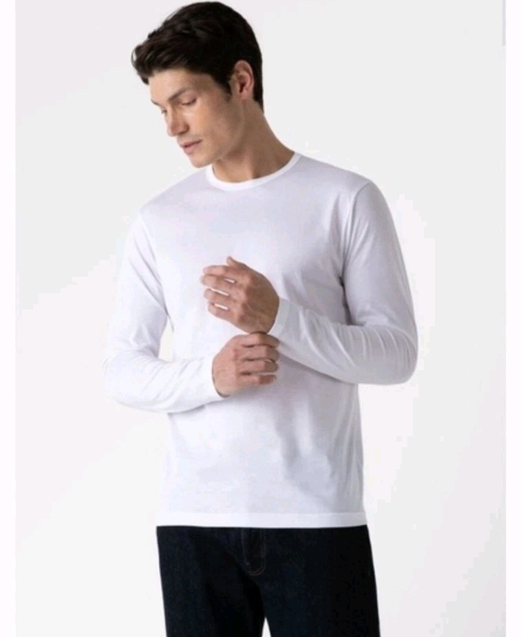 SUNSPEL White Long Sleeve Classic Shirt Sz Small NWT Cotton