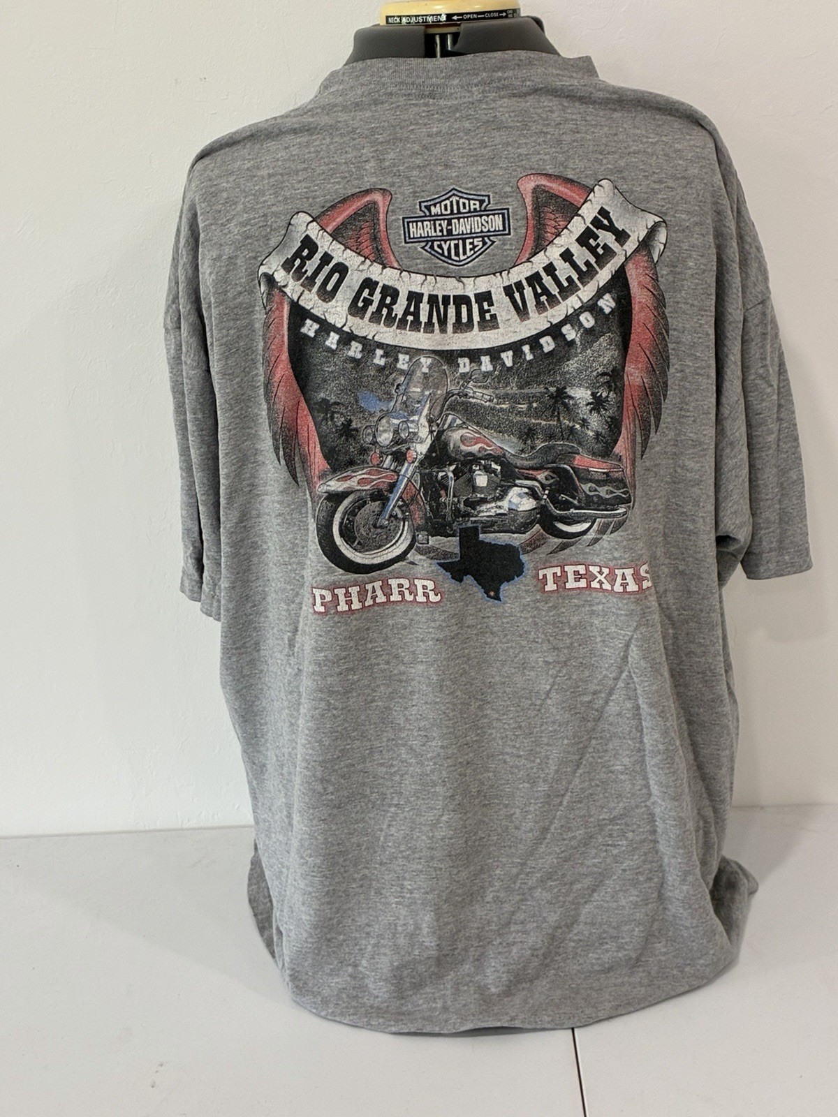 Harley-Davidson Rio Grande Valley Pharr TX Gray Graphic Logo Tee 3XL gallery