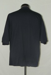 Men Murano Navy Blue Soft Cotton Made Italy Tee Shirt T Solid Crew Neck EUC 2XL