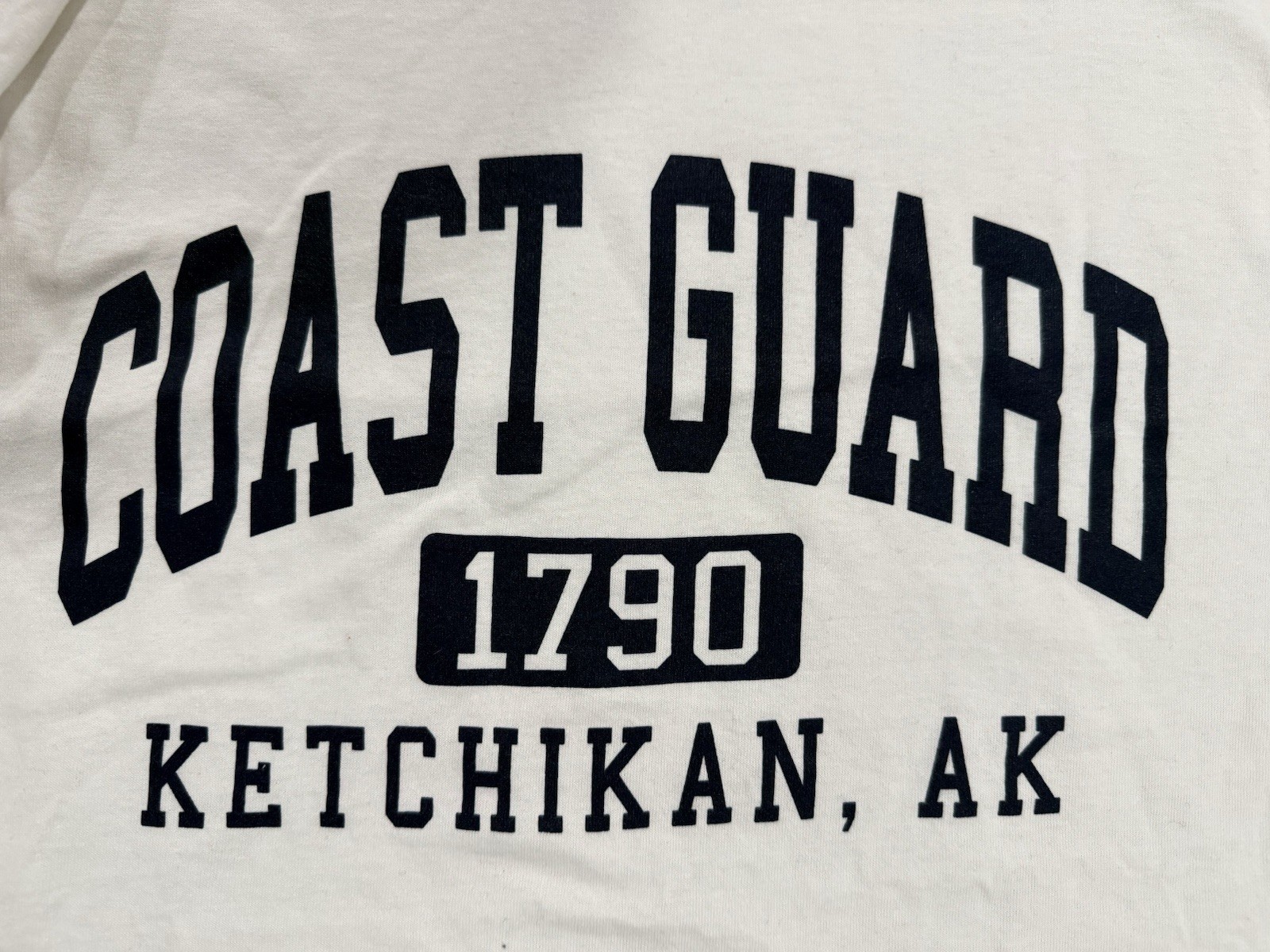 USCG U.S. Coast Guard “1790 KETCHIKAN, AK” Long Sleeve T-Shirt -Size S / SMALL gallery