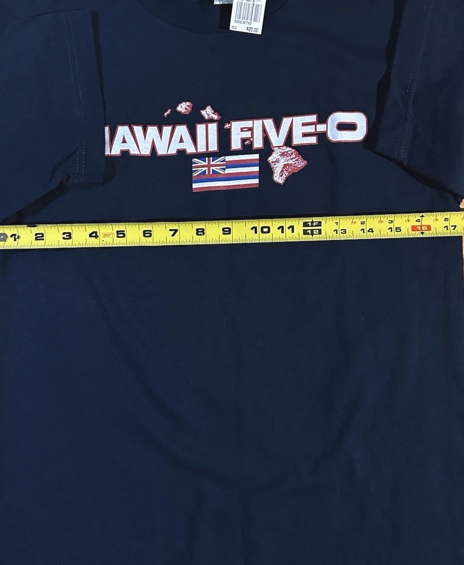 Hawaii Five-O State Of Hawaii Investigator Unit Dead Stock T-Shirt Navy Men’s SM gallery