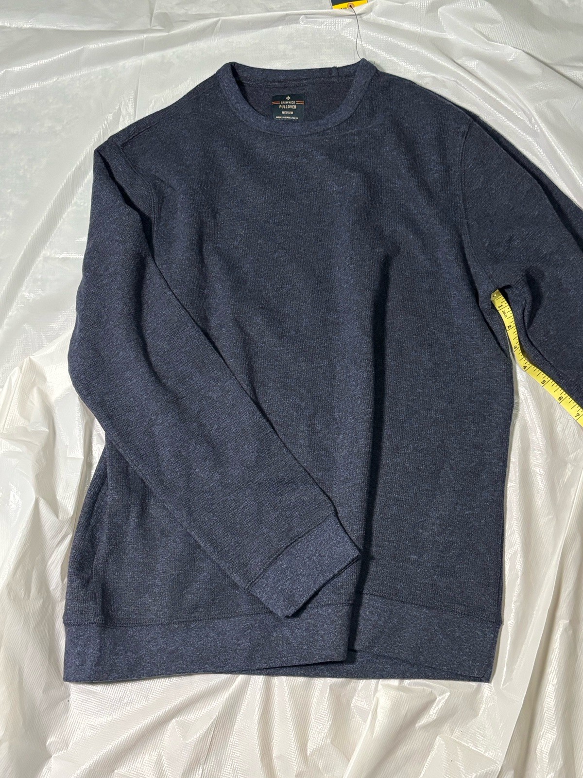 Members Mark Mens Pullover Medium Size Blue Long Sleeves Top NWT gallery