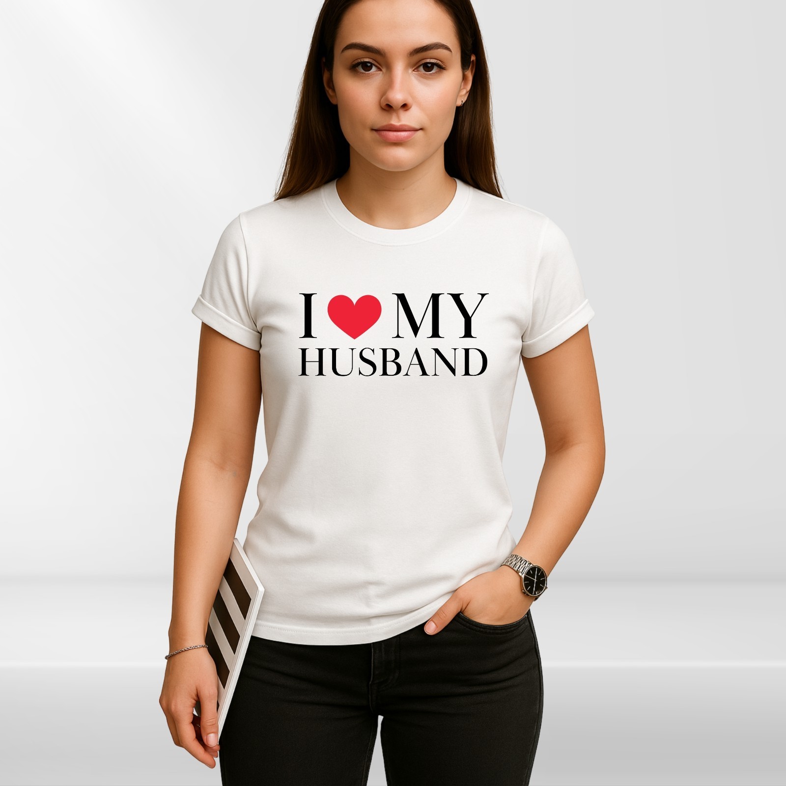 I Love My Girlfriend T-Shirt Gift Joke Mens Birthday Gift Top Tee Valentines Day gallery