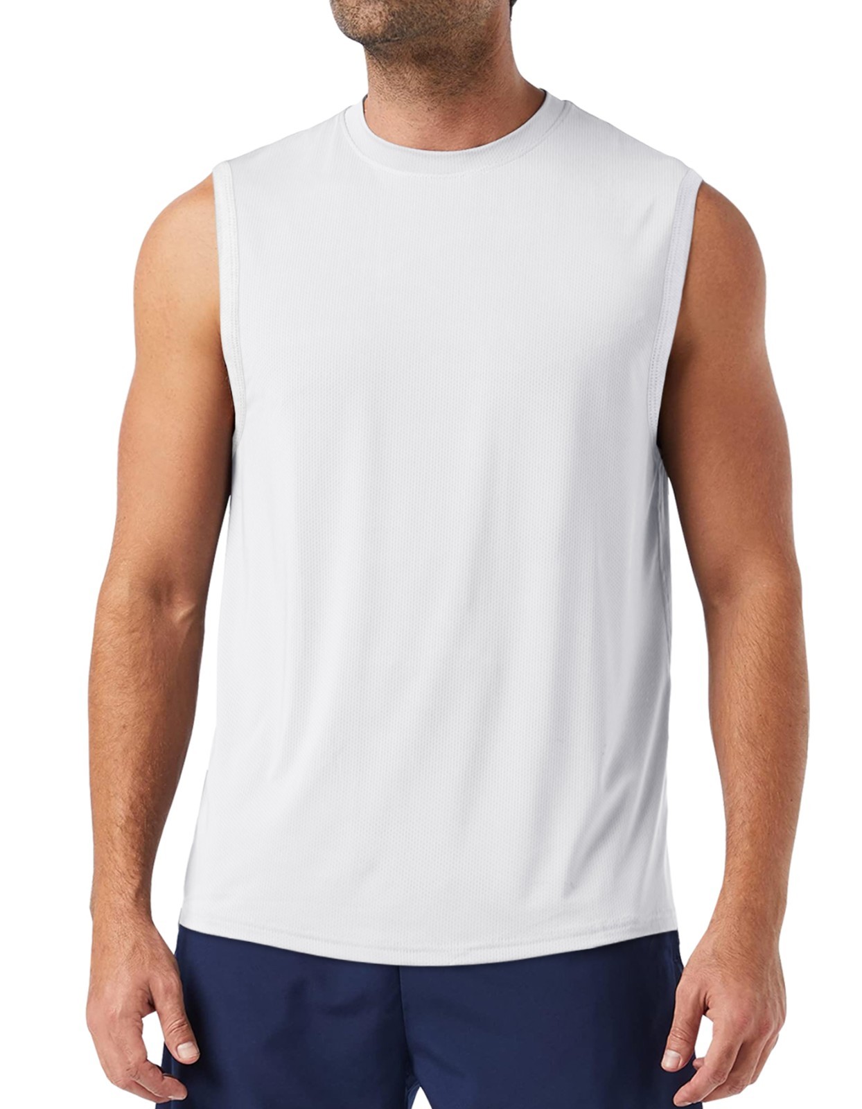 3 Pack Mens Sleeveless Quick Dry Tank Tops for Gym Workout Running Beach Sport gallery