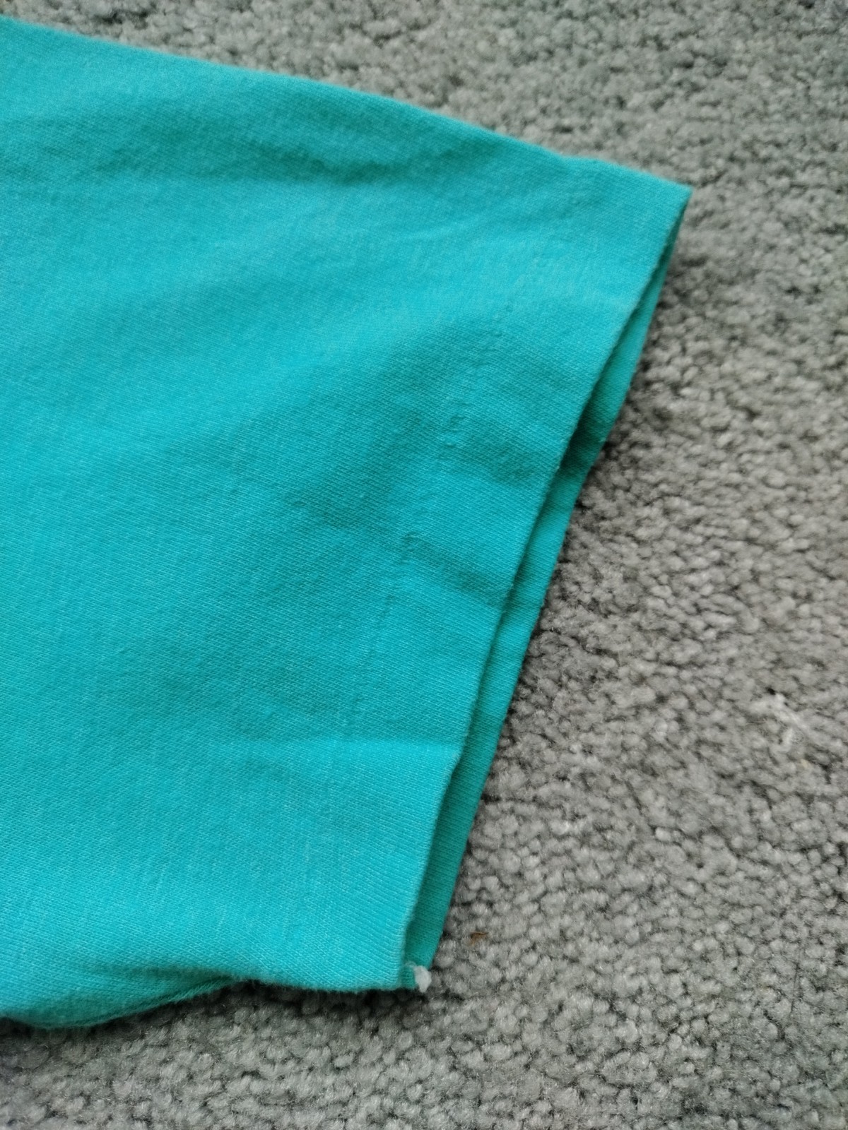 Vtg Timothy Sheehans Upstate NY Mint Green Mens L Tee USA Pit 19 Length 27 Flaws gallery