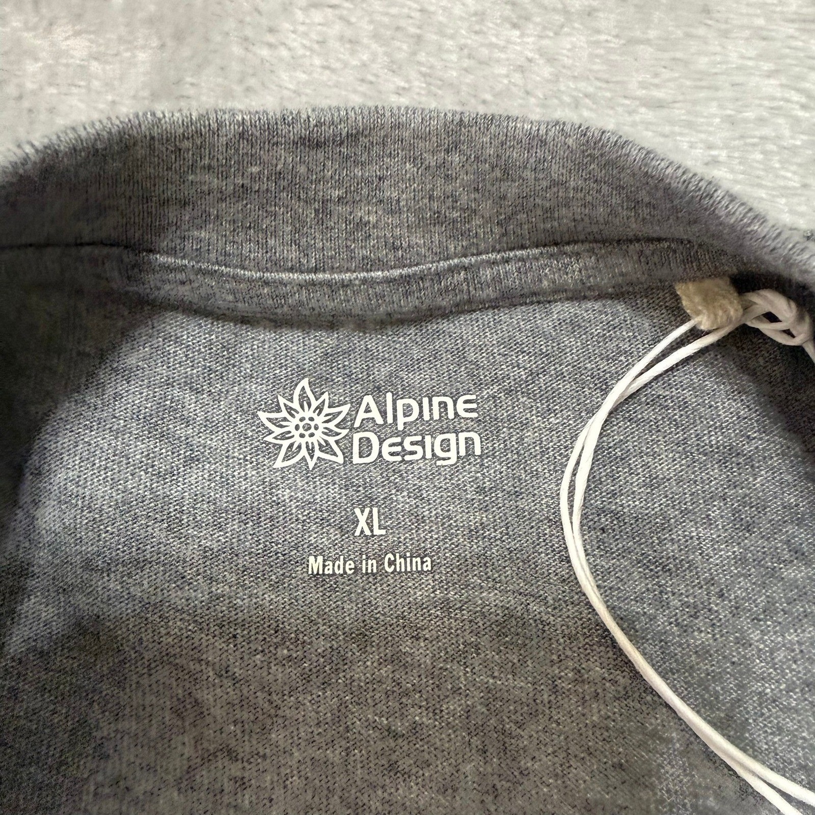 Alpine Design Mens XL T-Shirt Gray Rocky Mountains Colorado Hiking Gorpcore New gallery