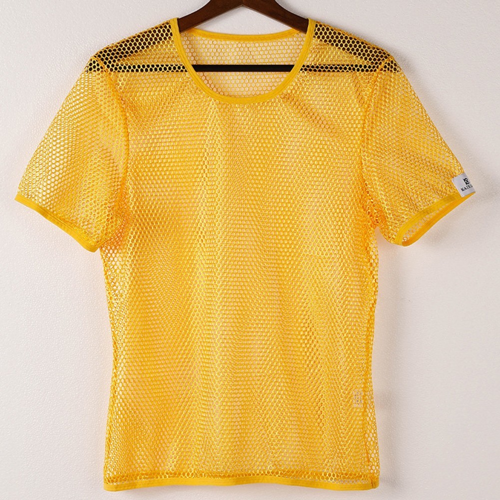 Clubwear Short Sleeve Crew Neck Design Four Seasons Wear Lightweight Fabric gallery