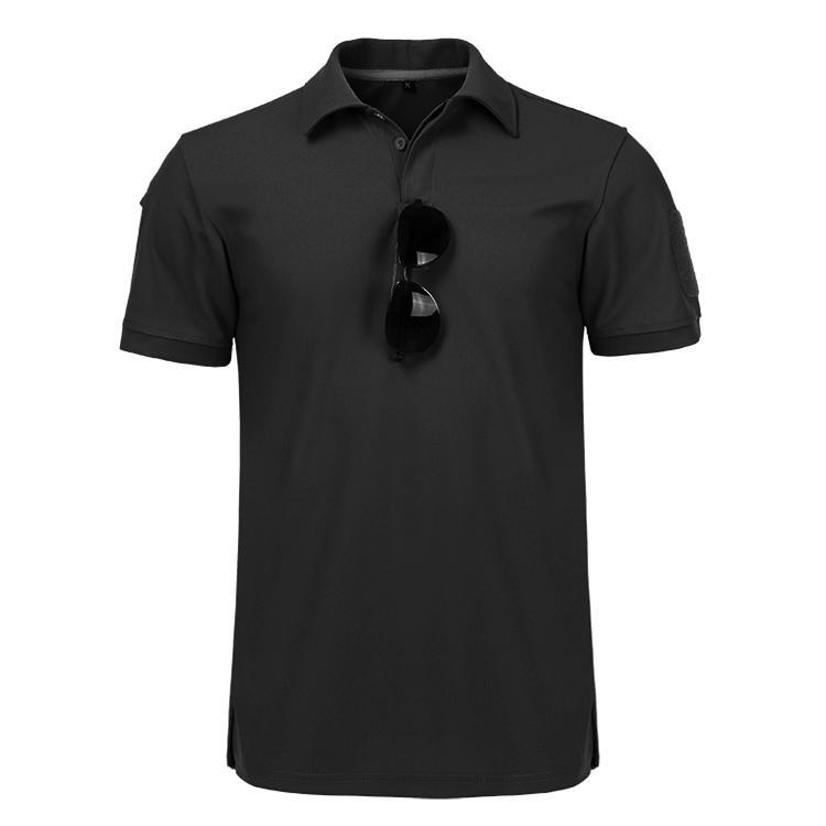 Mens Tactical Polo Shirt Short Sleeve Quick Dry Combat Short Sleeve Work Shirt gallery