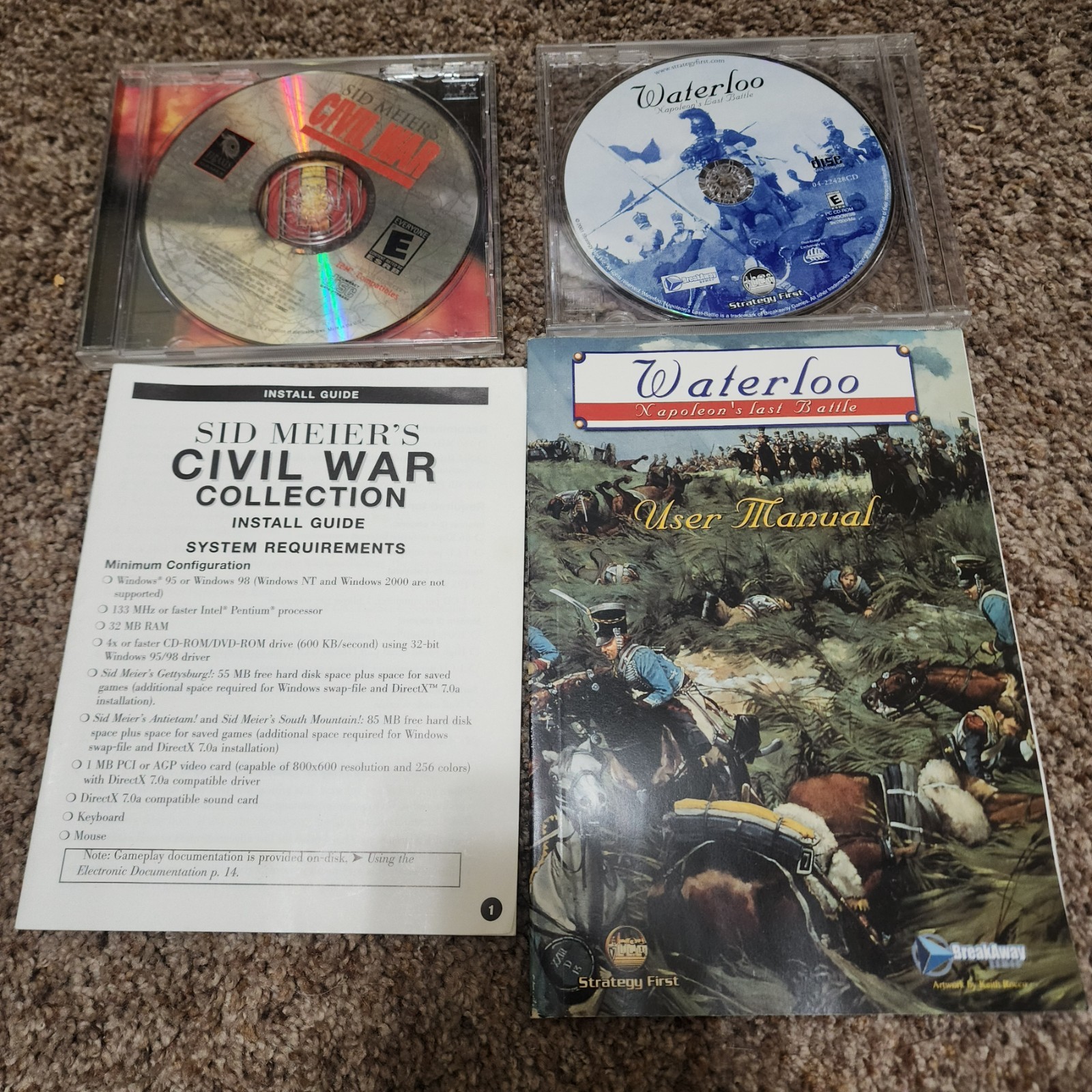 Sid Meier’s Civil War & Waterloo: Napoleon’s Last Battle PC CD-ROM Game 1997