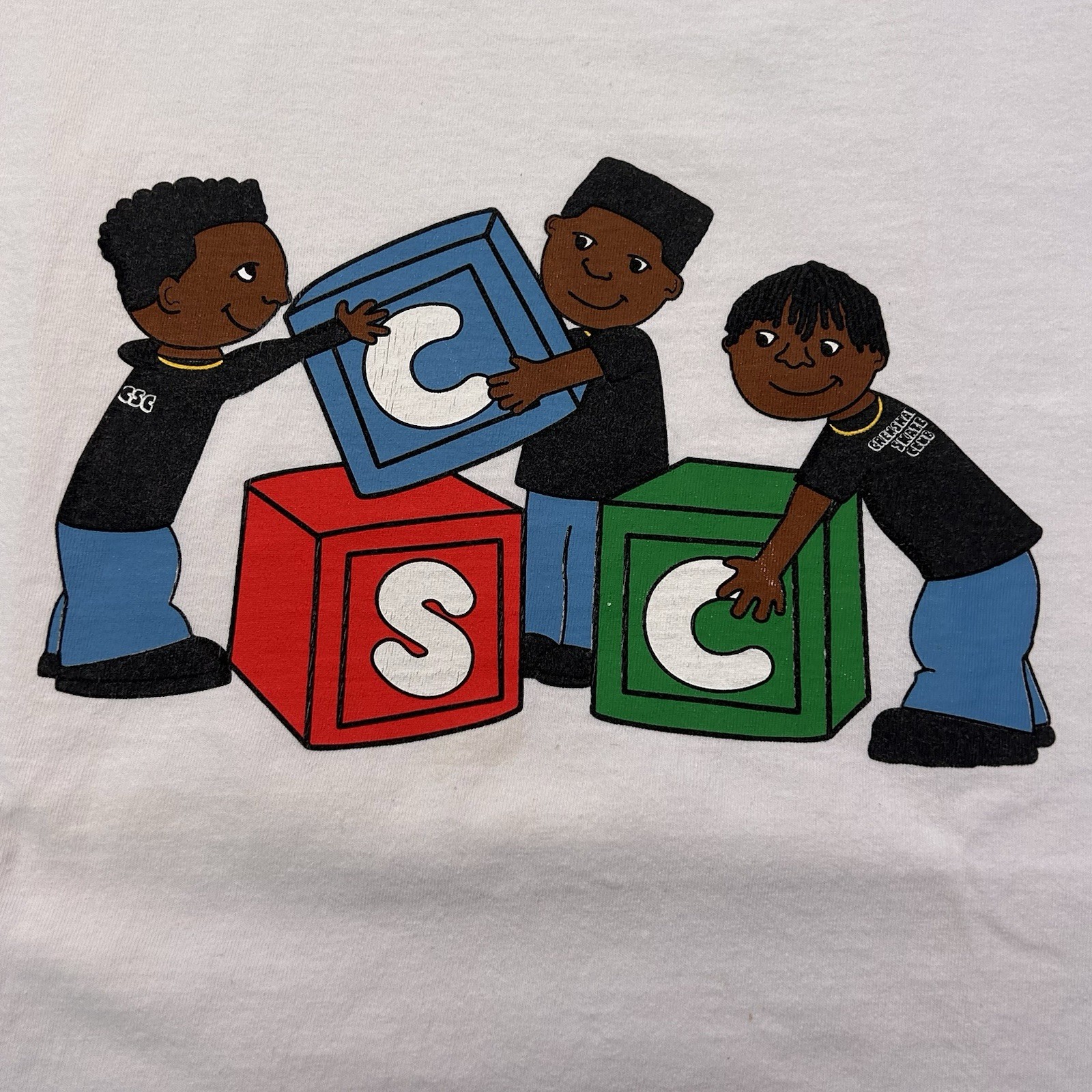Crenshaw Skate Club Cartoon Skateboarding Skater Graphic T Shirt Size Men’s 2XL gallery