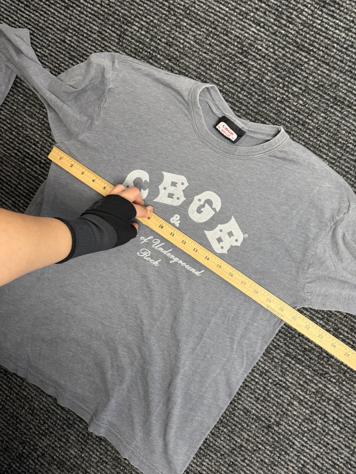 Vintage CBGB Shirt Men L See Measurements Underground Punk Rock NYC Made In USA gallery