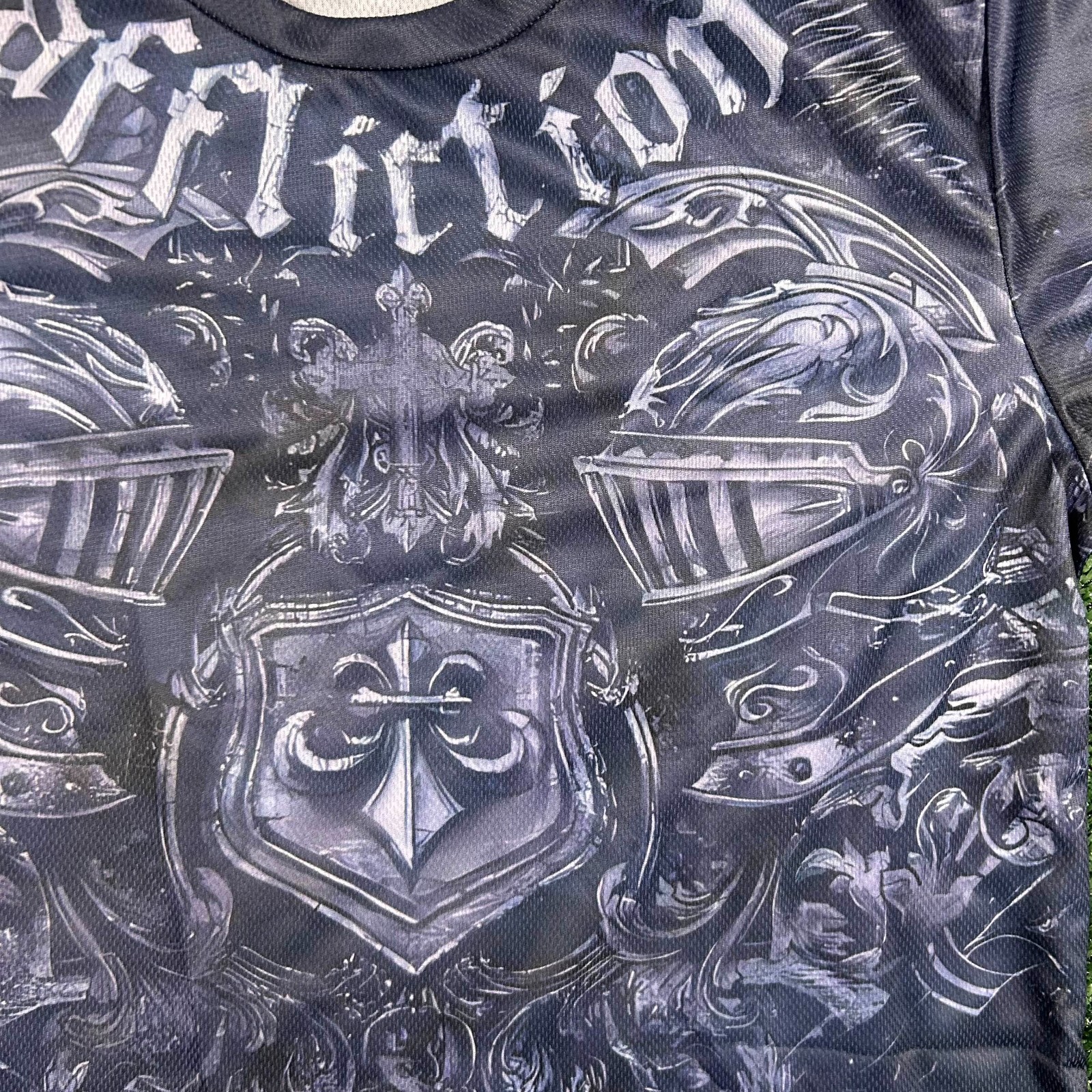 Affliction/Xtreme Couture Style Black Graphic Shirt Gothic y2k skater Tee XS-6XL gallery