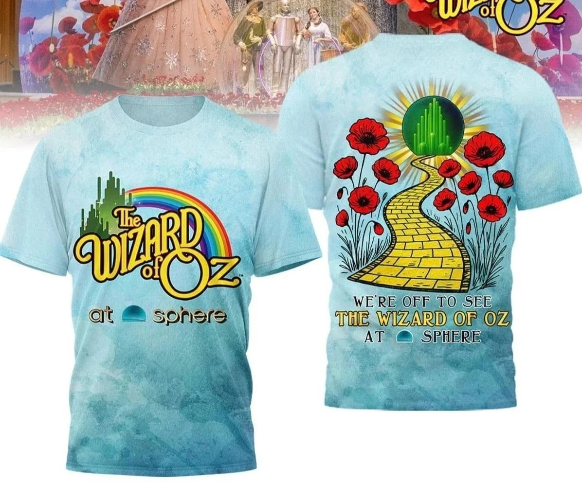 The Wizard Of Oz At Sphere AOP T-Shirt All Size S-5XL