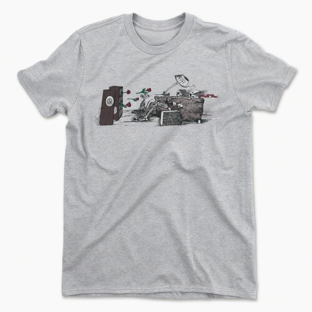 ZJ Design Grateful Is It Live or is it Dead Family Dog Lot T-shirt V2 gallery