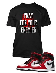 Pray for Your Enemies Tee Shirt J1 Snake Graphic Hip Pro Club Shaka Big Tall T