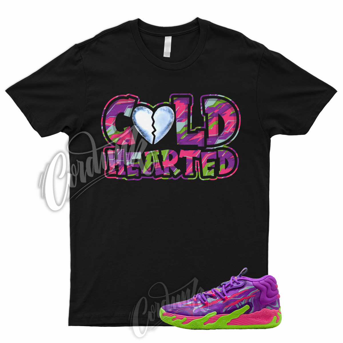 COLD T Shirt for P UMA MB.03 Toxic Purple Glimmer Green Gecko Ball Pink 1 gallery