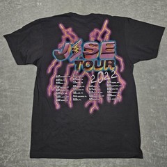 J Balvin Jose Tour 2022 Shirt Mens Large Black Lightning Smiley Face Concert Tee