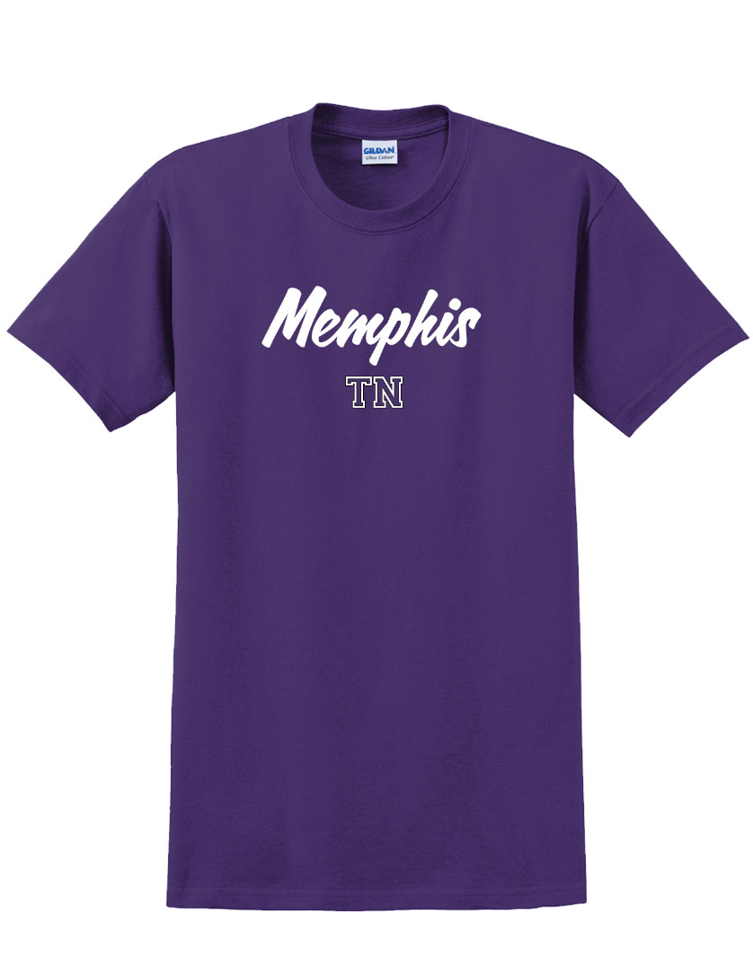 Memphis, Tennessee State T-Shirt Short Sleeve Graphic Tee Unisex apparel gallery