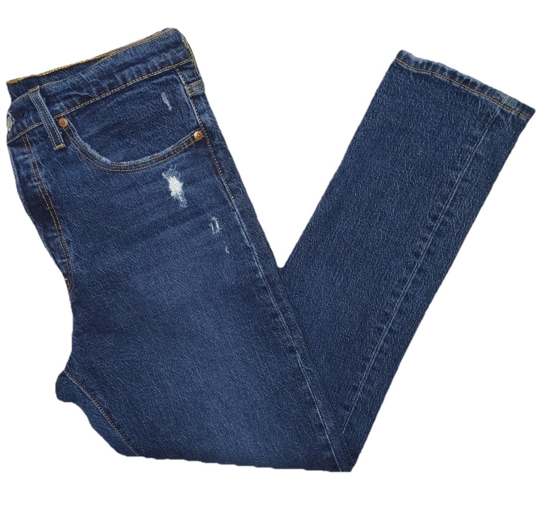 Levi's 501 Skinny Men’s Jean 32x30 Blue Denim size 32x30 gallery