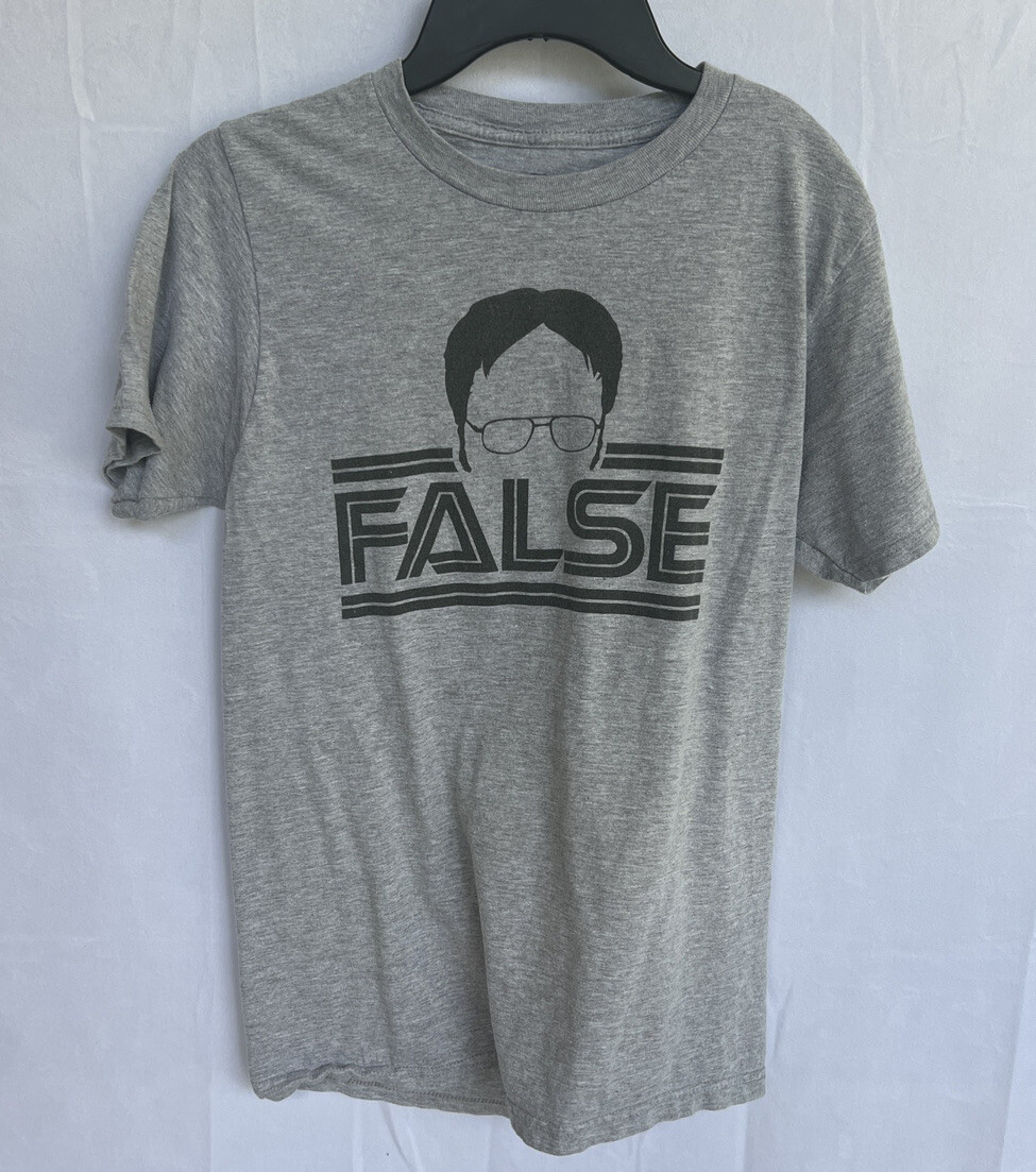 THE OFFICE Men's T-Shirt Gray Short Sleeve Graphic Tee Size LARGE gallery