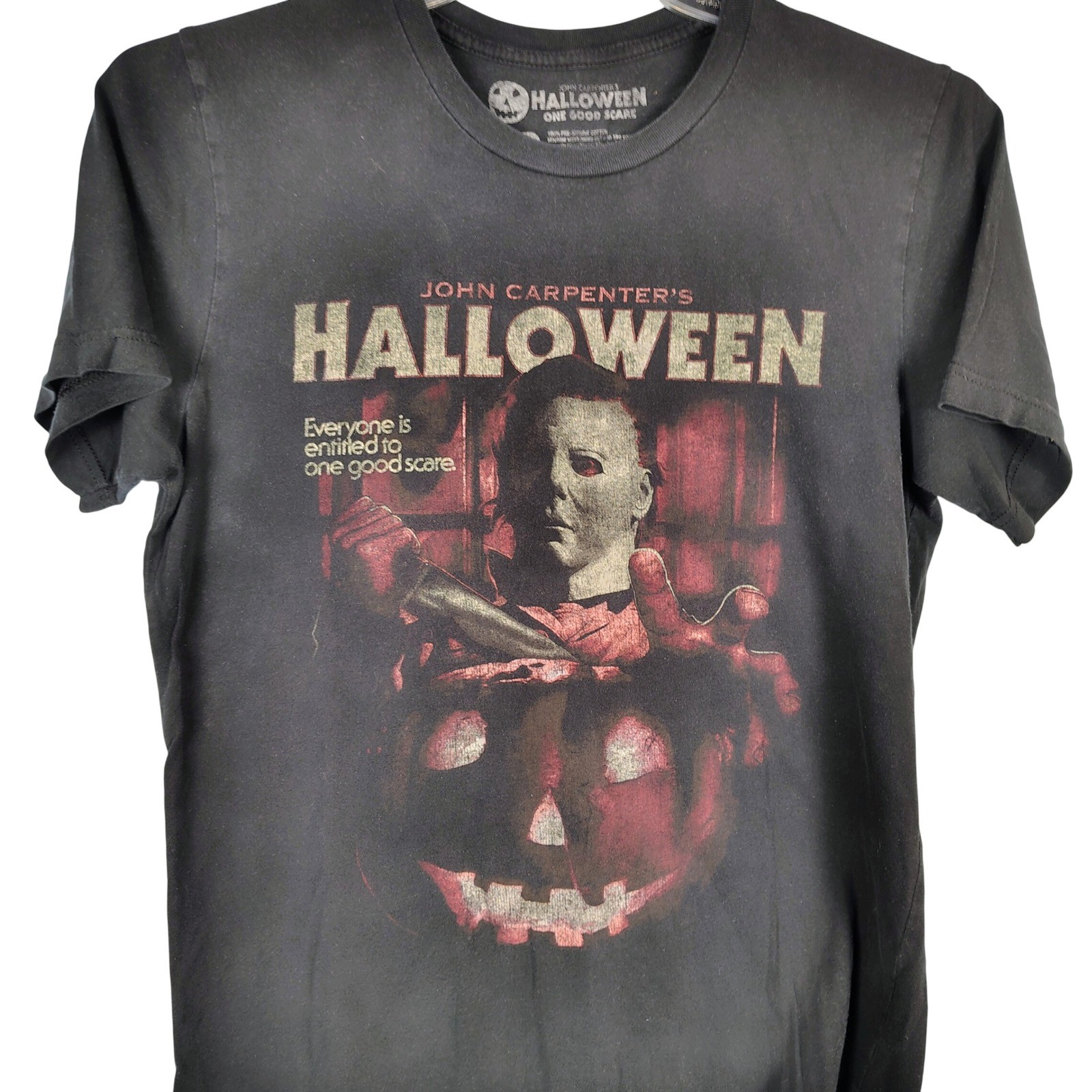 Fright Rags Halloween Michael Myers Graphic T-Shirt Mens Medium Black Horror Tee gallery