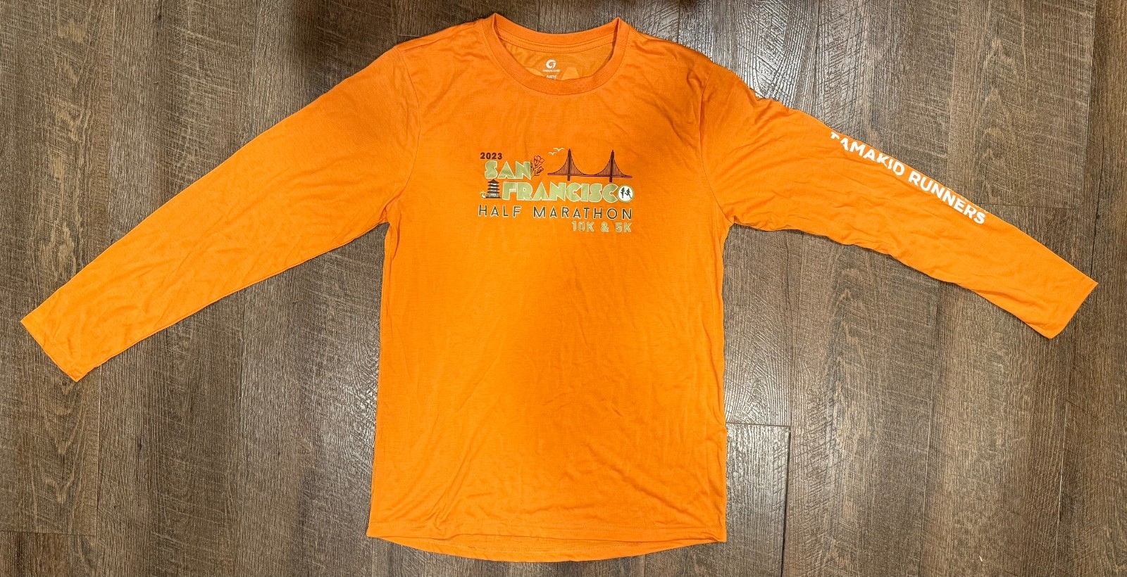 New 2023 KPSF Kaiser RACE CREW San Francisco Half Marathon 10k 5k Mens M T-Shirt gallery