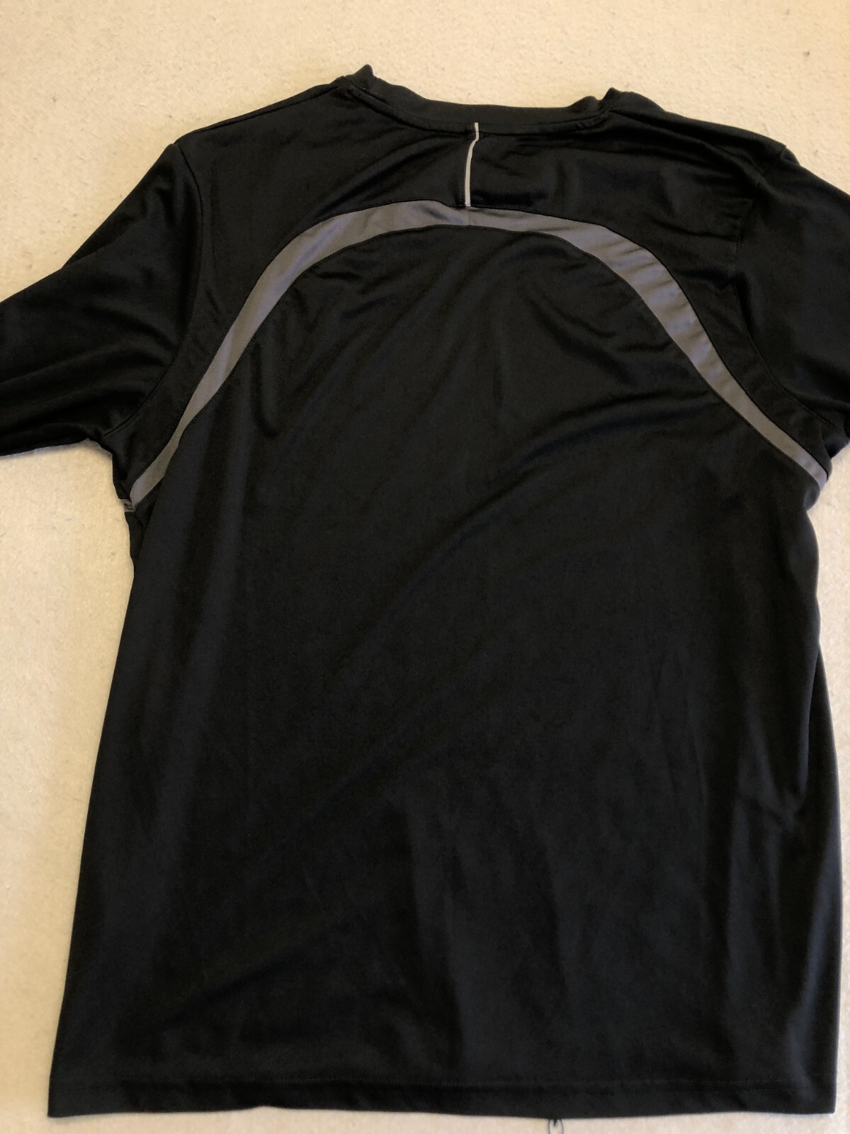 Reebok T-Shirt Men's Large Black Long Sleeve Activewear/Casual Tee gallery
