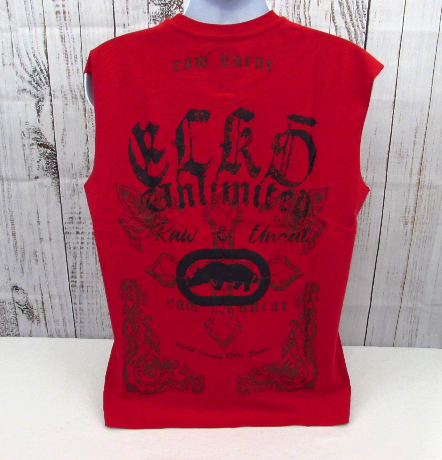 Ecko Unltd Shirt Adult Size XL Red Tank Top Graphic Outdoor Sports Men’s NWT.