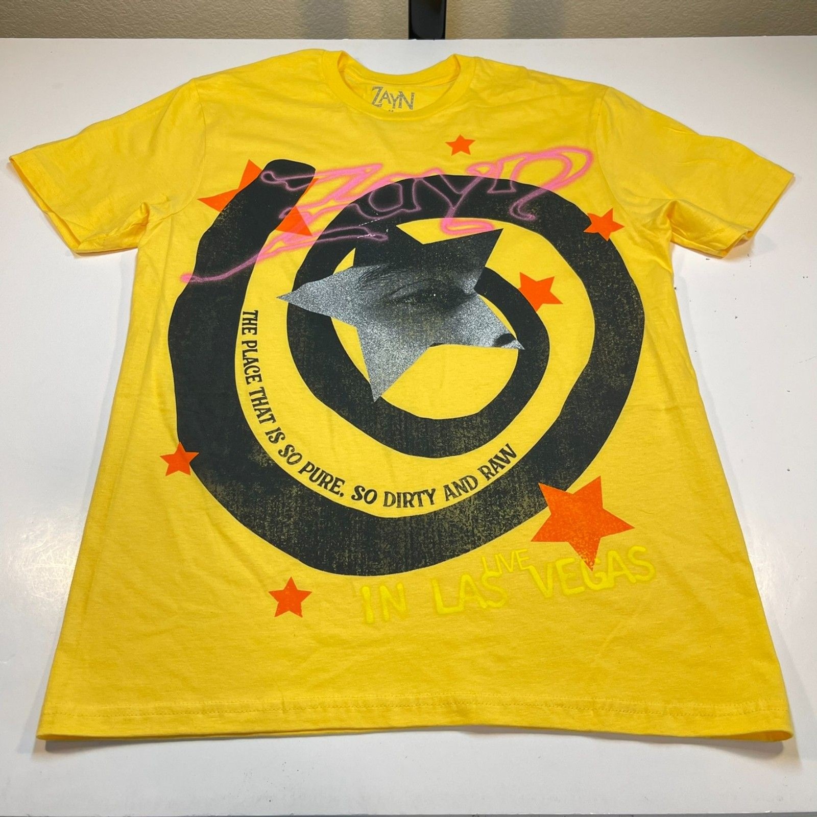 NEW Zayn Malik One Direction Concert Tour Las Vegas T SHIRT Sz Mens M gallery