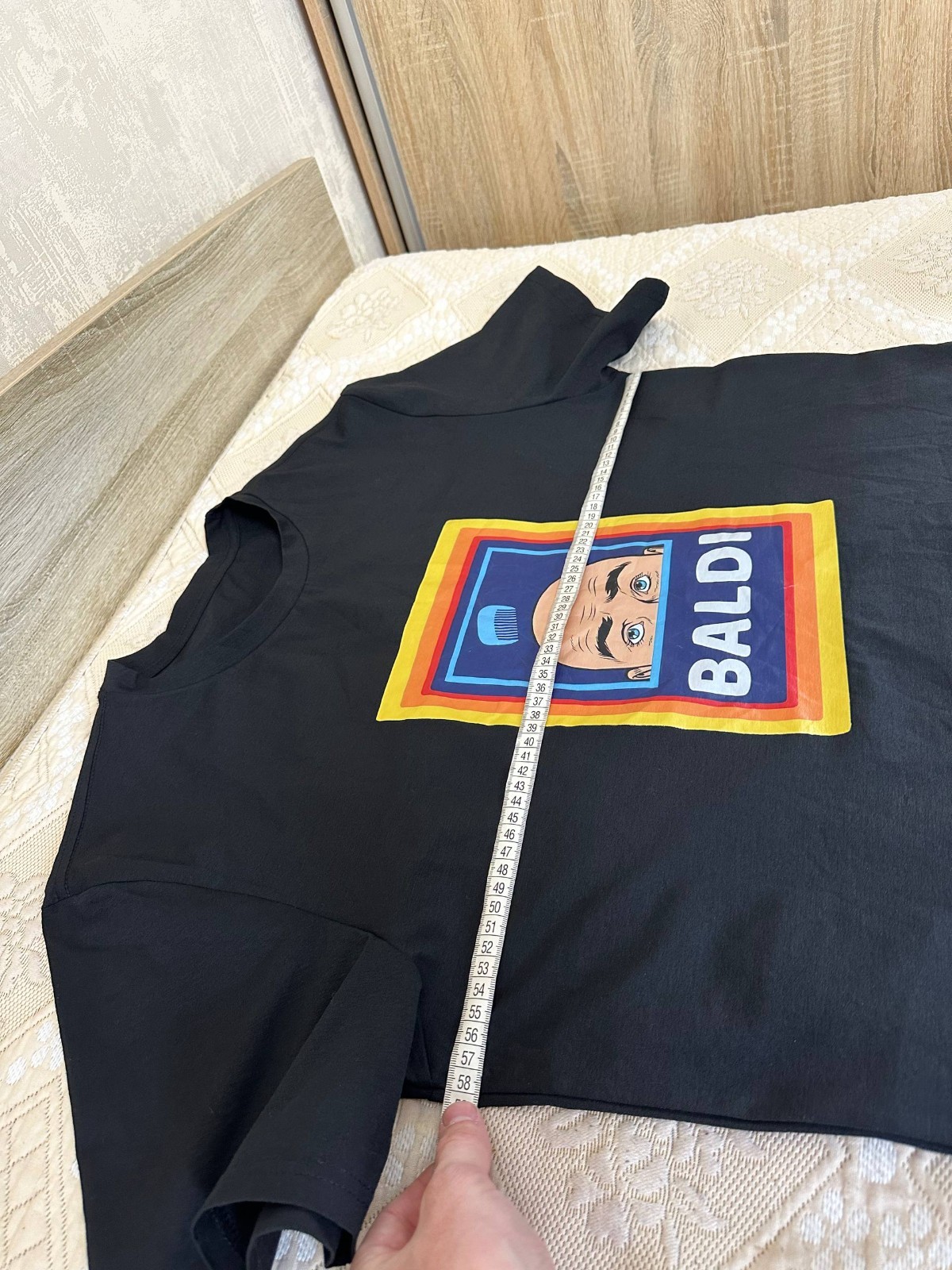 Vintage T Shirt Baldi Logo Joke Game Y2K 90s USA Windows Mens Size XL Black gallery